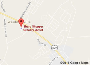 Sharp Shopper Grocery Outlet Ephrata Store Map