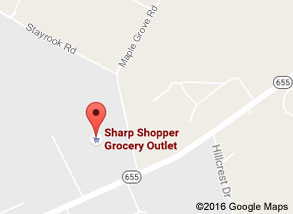 Sharp Shopper Grocery Outlet Belleville Store Map